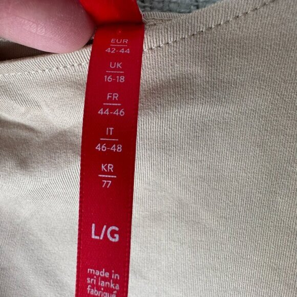 SPANX supersmooth™ Socialight Cami Full Slip 2351 Large Tan Cream New With Tag - Picture 14 of 16